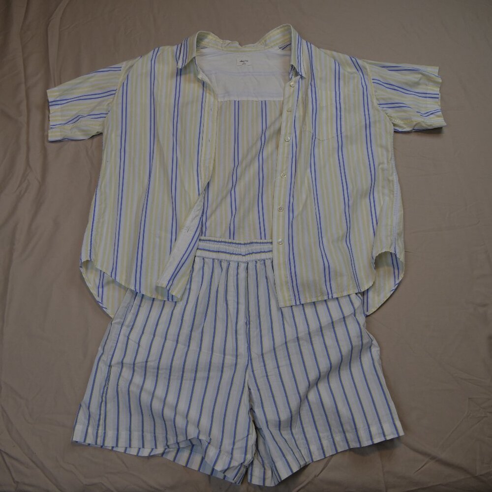 Wilfred Striped Shirt and Short set
